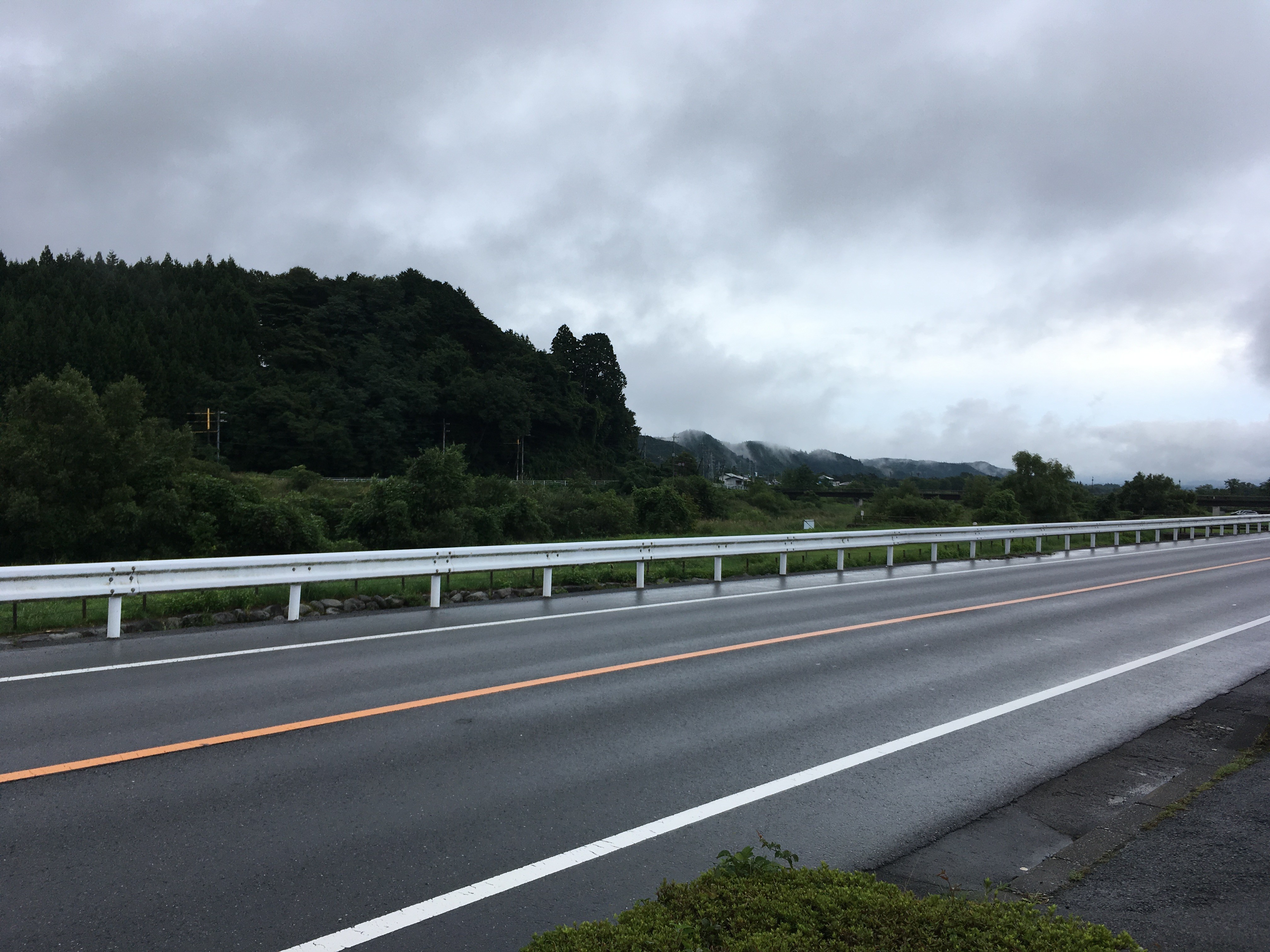栃木県道248号線　歩道