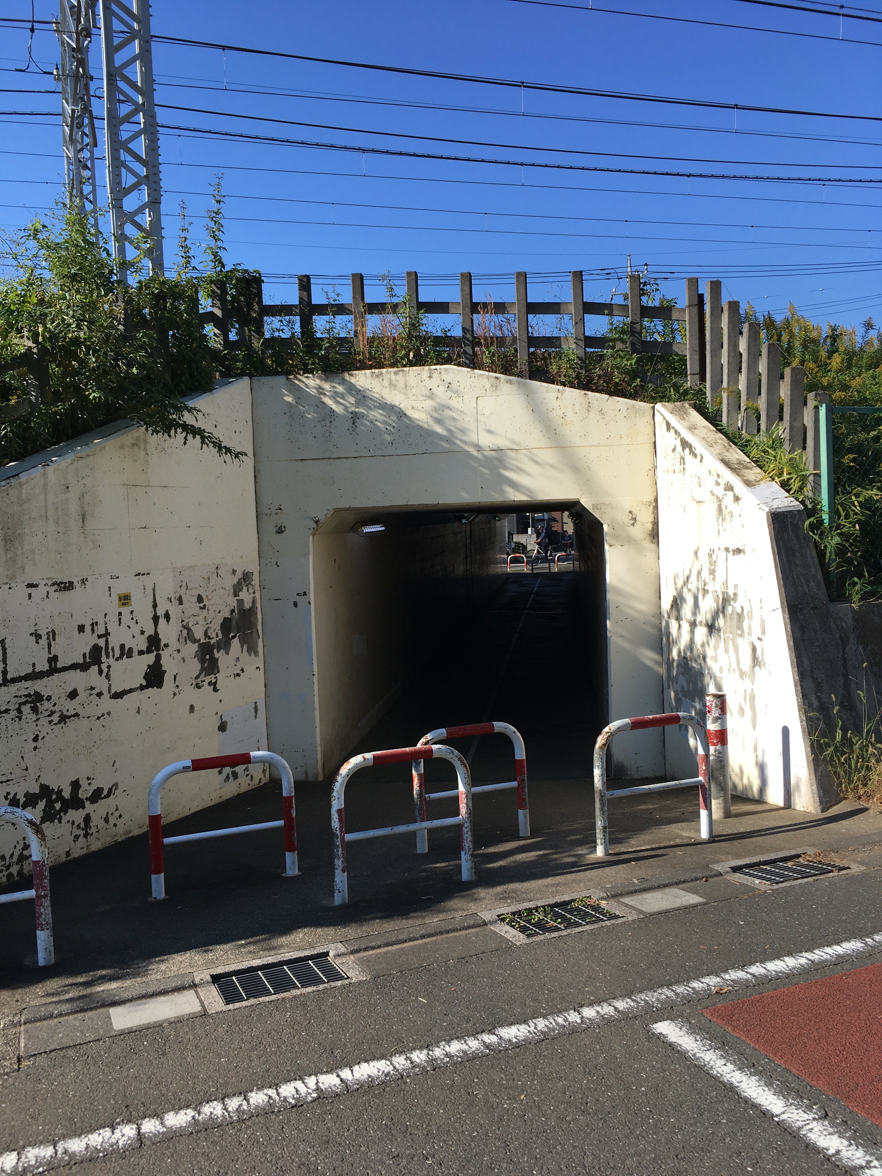 東武東上線歩道専用トンネル